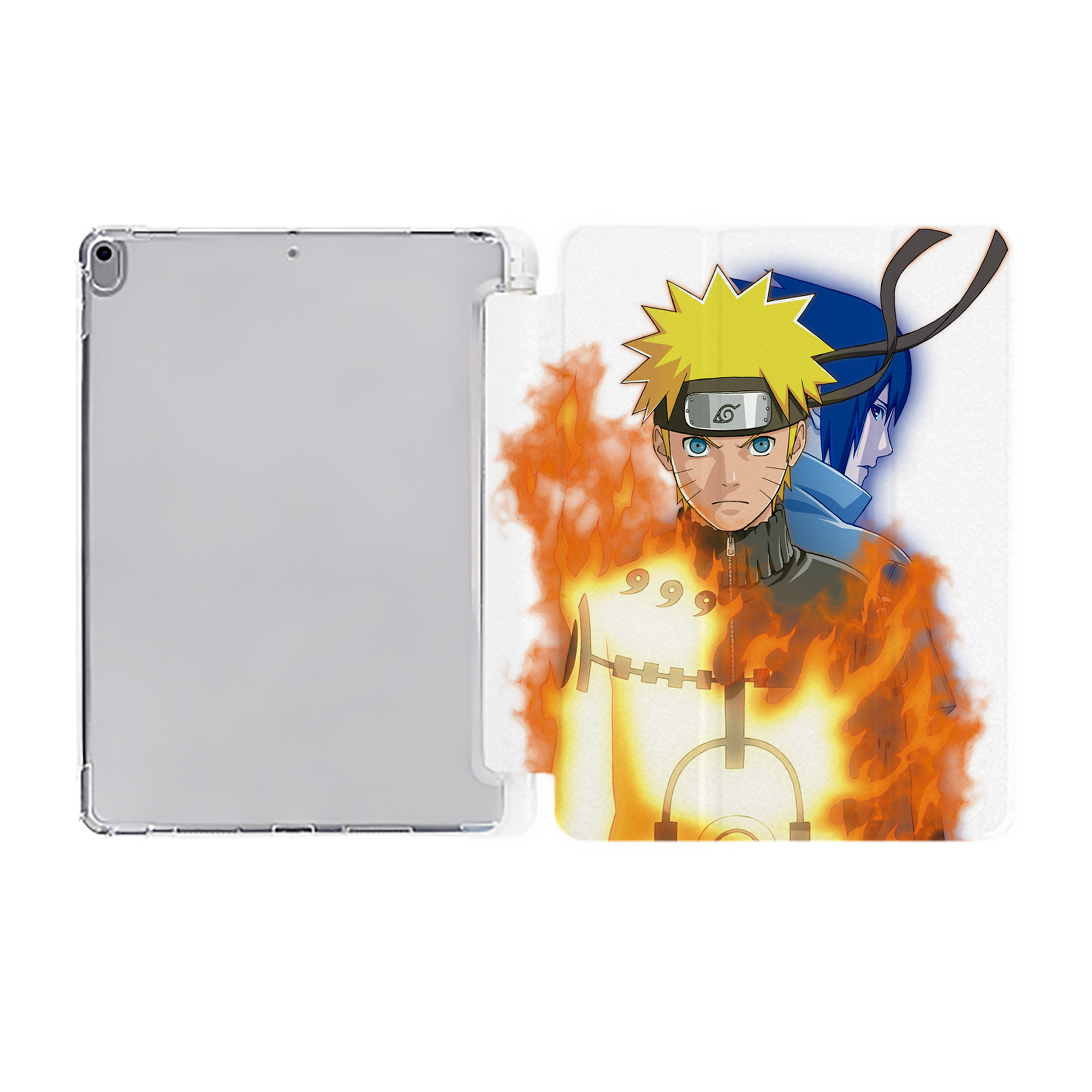 （画像用） NARUTO -ナルト- うずまき ナルト Uzumaki Naruto IPad ケース ペン収納付き 三つ折りスタンド PUレザー×シリコン 対応機種9.5/10.5/10.9インチ